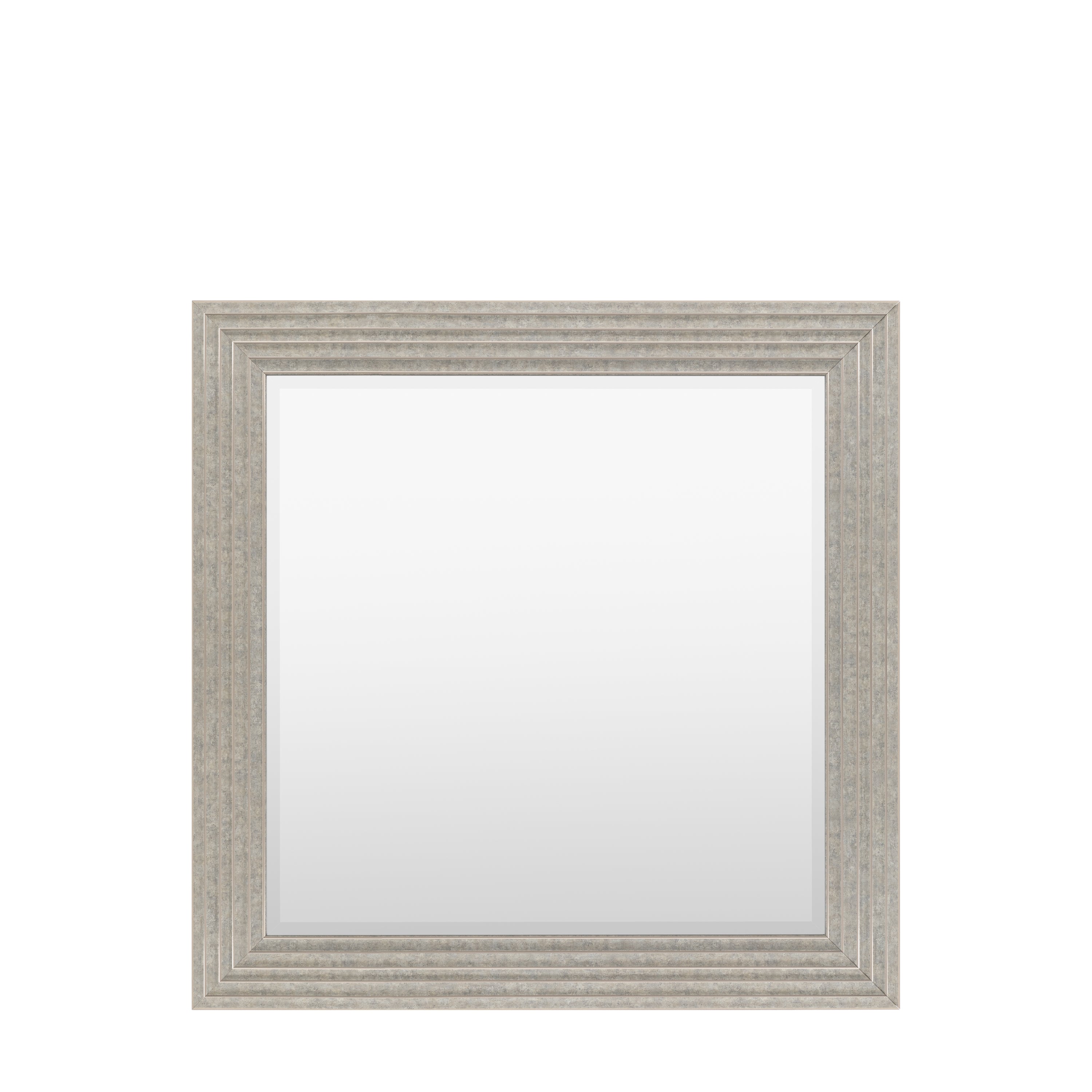 Santiago Rustic Silver Square Wall Mirror